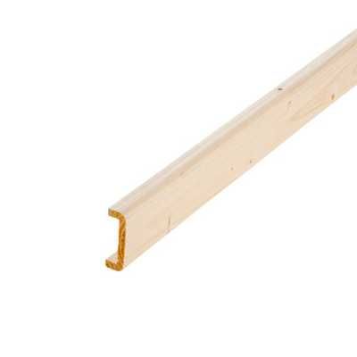 NEZ DE CLOISON SAPIN 21  X  67  MM, L.2,50 M AJ TIMBER