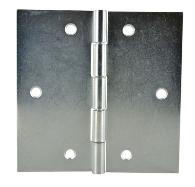 Charnière carrée acier zingué 100 x 100 mm CIME