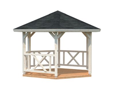 Kiosque bois Bois Naturel  Betty 9,9m2 PALMAKO