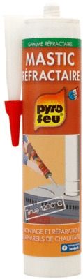 Mastic réfractaire en cartouche 310 ml PYROFEU