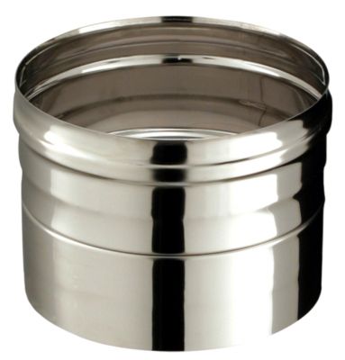 Adaptateur inox diamètre 130 mm femelle/mâle POUJOULAT