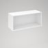 Caisson cuisine haut blanc transversal L 80 x H 35 x P 30 cm OFITRES