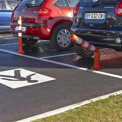 Poteau de signalisation à fixer hauteur 80 cm MOTTEZ