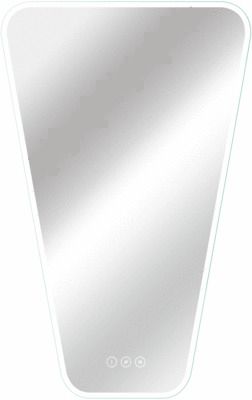 Miroir lumineux 80 x 60 cm Trapèze MP GLASS