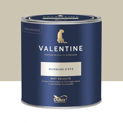 Peinture Valentine Mat Velouté Murmure d'Été 0,5L - DULUX VALENTINE