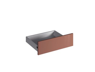 Façade tiroir pour meuble de cuisine Glossy terracotta brillant 13,8 x 60 cm OFITRES