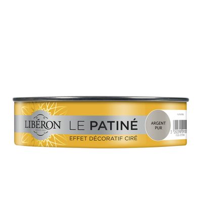 Cire effet décoratif patiné argent 150 ml LIBERON