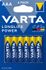 Piles alcalines LR03 (AAA) par 6 VARTA