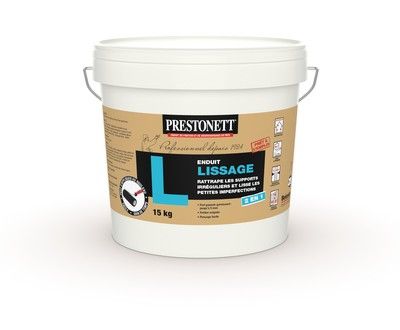 Enduit de lissage en pâte type L 15KG PRESTONETT