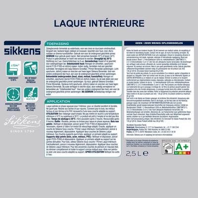 Peinture Laque intérieure fonte gris satin 2,5 l SIKKENS