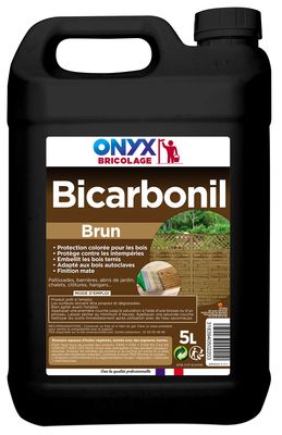 Protection des bois extérieurs Bicarbonil brun 5 litres ONYX