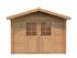 Abri de jardin bois Marron Tibo 7,3m2 WHITE_WOOD Livraison incluse domicile