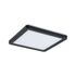 Plafonnier LED carré noir 190mm 3000k 11,2W ATRIA SHINE PAULMANN