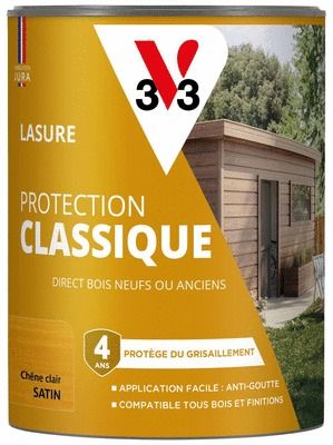 Lasure Protection Classique 4 ans chêne clair 0,75 L