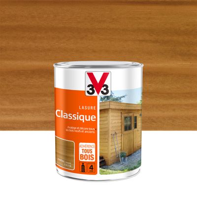 Lasure bois classique extérieure chêne doré 1 l V33