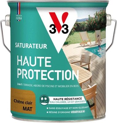 Saturateur Haute Protection chêne clair 2,5 L V33