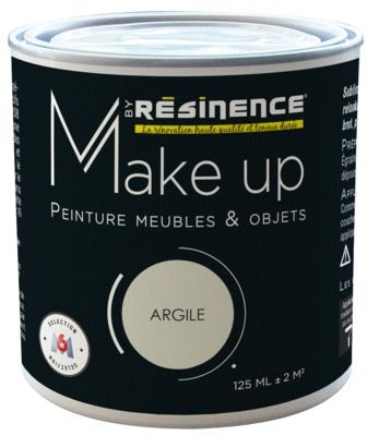 Peinture de rénovation meubles et boiseries argile 125 ml MAKE UP by RESINENCE