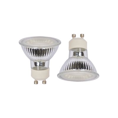 Lot de 2 ampoules spot LED GU10 5W = 350 lumens blanc chaud - COREP