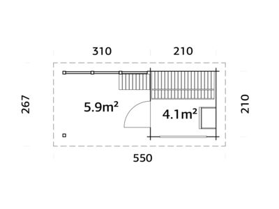 Sauna vitré SANNA 4,1+5,9M2 épaisseur 42 mm Livraison incluse domicile  PALMAKO