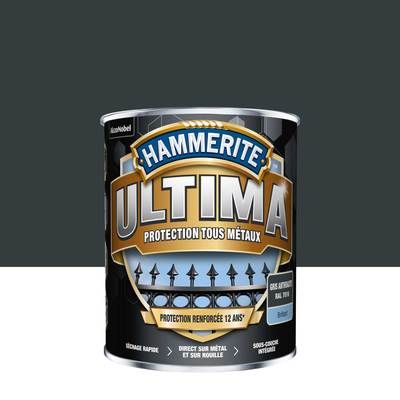 Peinture fer extérieure Ultima gris anthracite RAL 7016 brillant 2,5 l - HAMMERITE