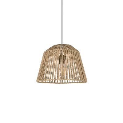 Suspension naturelle E27 60W Ø29 cm QUINTANA - COREP