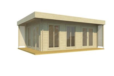 Abri de jardin bois DOMINICA 40 mm - 20,91 m²