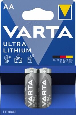 Piles lithium professional AA par 2 VARTA