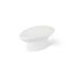 Bouton de meuble oval blanc 41 mm x 20 mm REI