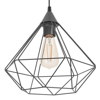 Suspension métal noir E27 60W Ø35,5 cmTARBES - EGLO