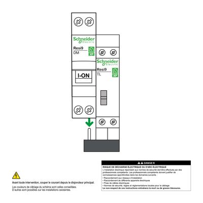 Télérupteur peignable 16A - Resi9 XP SCHNEIDER ELECTRIC