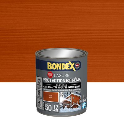 Lasure protection extrême 12 ans teck 1 l BONDEX