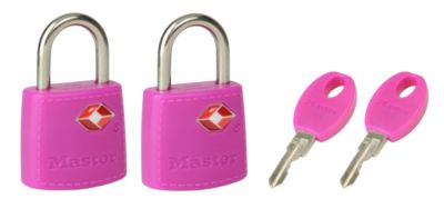 Cadenas à clés largeur 23 mm en métal s'entrouvant par 2 MASTER LOCK