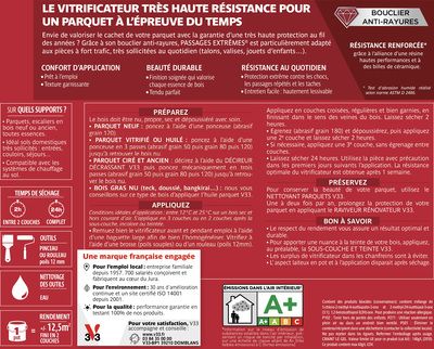 Vitrificateur Passages Extrêmes® chêne moyen satin 2.5 l - V33