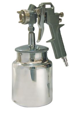 Pistolet peinture à succion à jet orientable avec godet 1 l MECAFER