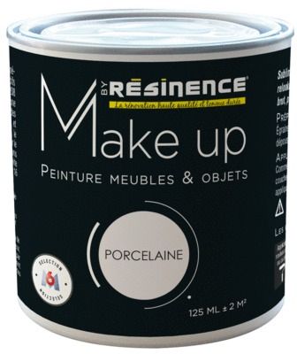 Peinture de rénovation meubles et boiseries porcelaine 125 ml MAKE UP by RESINENCE