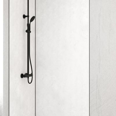 Panneau mural de douche pierre Homestone Snowpearl 90 x 210 cm AURLANE