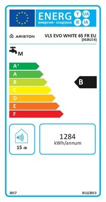 Chauffe-eau électrique ultra plat Velis White 65 litres ARISTON