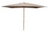 Parasol droit 3x2 m taupe en eucalyptus  LOISIRLOISIRS livraison gratuite à domicile