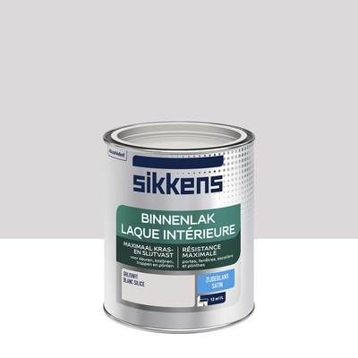 Peinture Laque intérieure blanc silice satin 750 ml SIKKENS