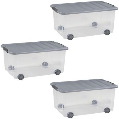 Box à roulettes Scotti 50 L lot de 3 KETER