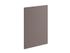 Façade dos pour meuble de cuisine Lotus basalte mat 85 x 58 cm OFITRES