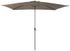 Parasol droit 2x 3m taupe  inclinable manivelle ALIZE livraison gratuite à domicile