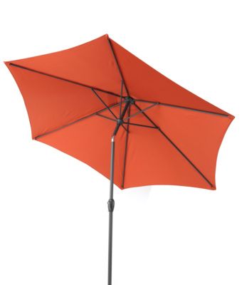 Parasol droit inclinable diamètre  2.70 m terracotta