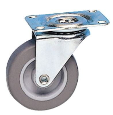 Roulette pivotante à platine diamètre 42 mm