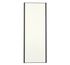 Porte de placard Blanc Nacré Structuré Profil noir H 248,5 x L 92,2 cm YNGENIO