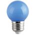 Ampoule LED G45 E27 1W=30W bleue FOX LIGHT