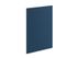 Façade dos pour meuble de cuisine Lotus bleu indigo mat 85 x 58 cm OFITRES