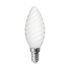 Ampoule LED flamme torsadée dépolie E14 4W=425 lumens blanc froid FOX LIGHT