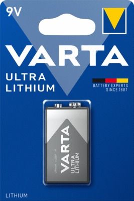 Pile lithium Professional 9V LR61 - VARTA