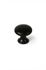 Bouton de meuble rond noir mat diamètre 25 mm
